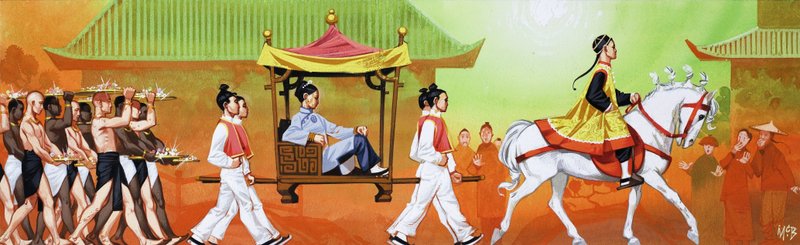 Aladdin and His Wonderful Lamp by Angus McBride