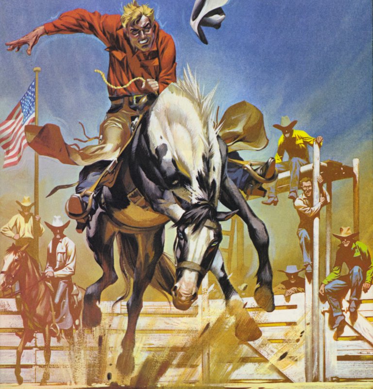 American Bronco Rider by Angus McBride