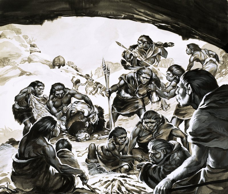Cavemen of the Cold Spell by Angus McBride