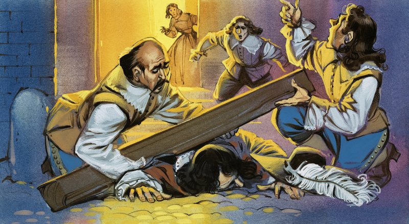 Death of Cyrano de Bergerac by Angus McBride