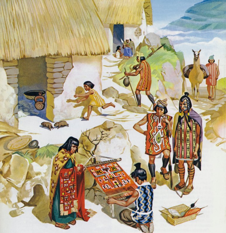 Home in Peru, c AD 100 by Angus McBride