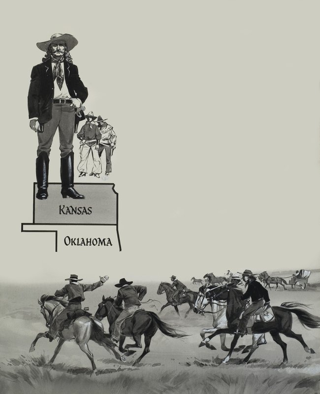 Horsemen in Kansas by Angus McBride