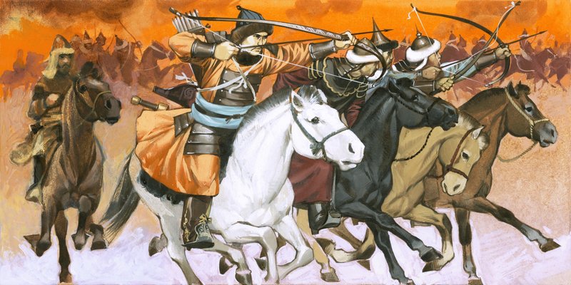 Mongol Horsemen by Angus McBride