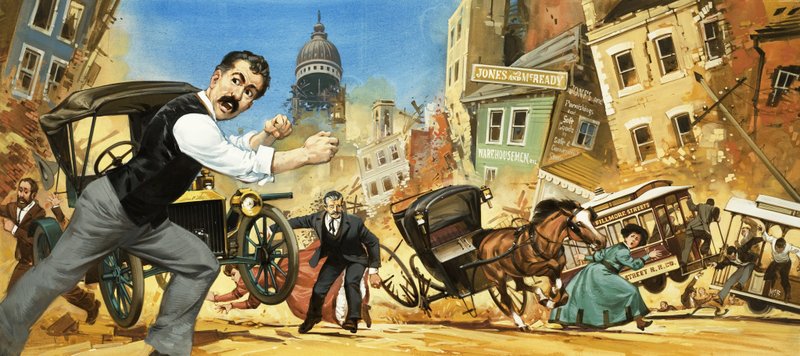 San Francisco Earthquake by Angus McBride