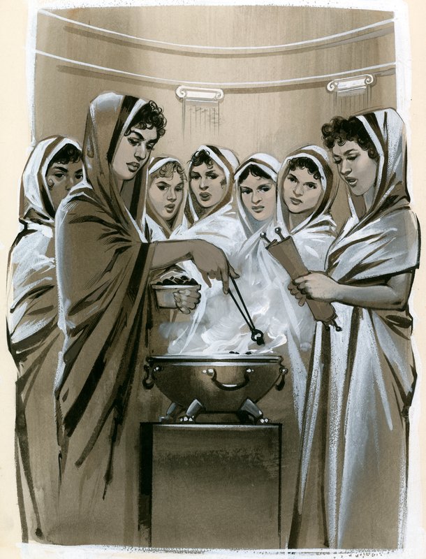 The Vestal Virgins by Angus McBride