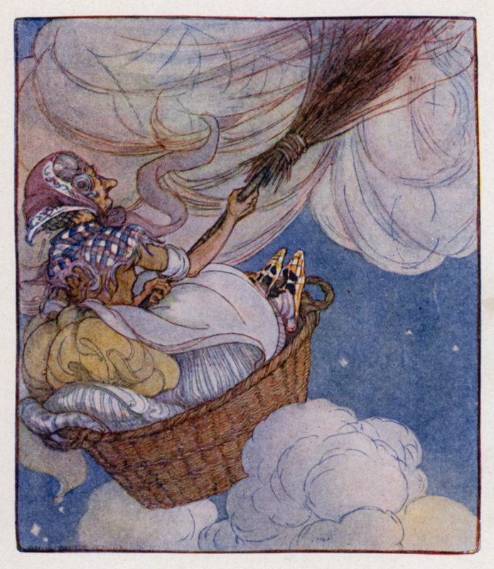 Nursery Rhyme: There Was An Old Woman by Anne (after) Anderson