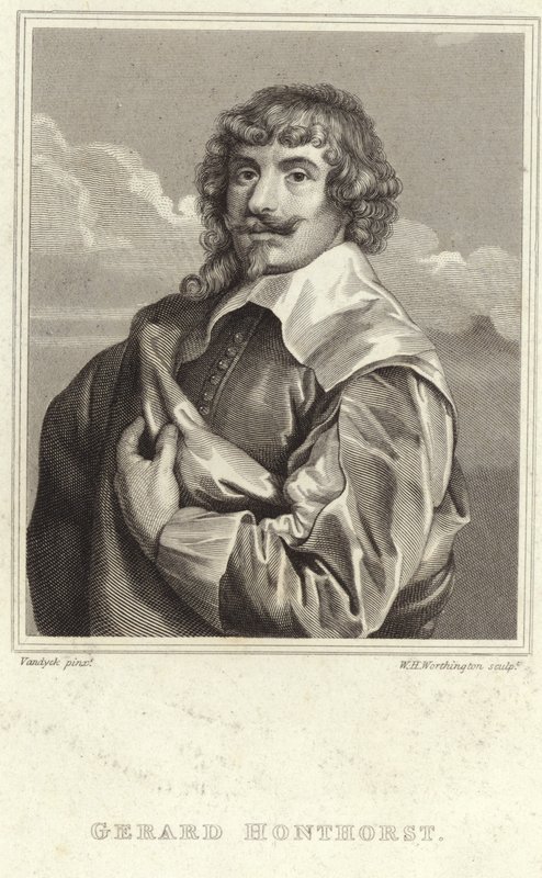 Portrait of Gerard van Honthorst by Anthony van Dyck