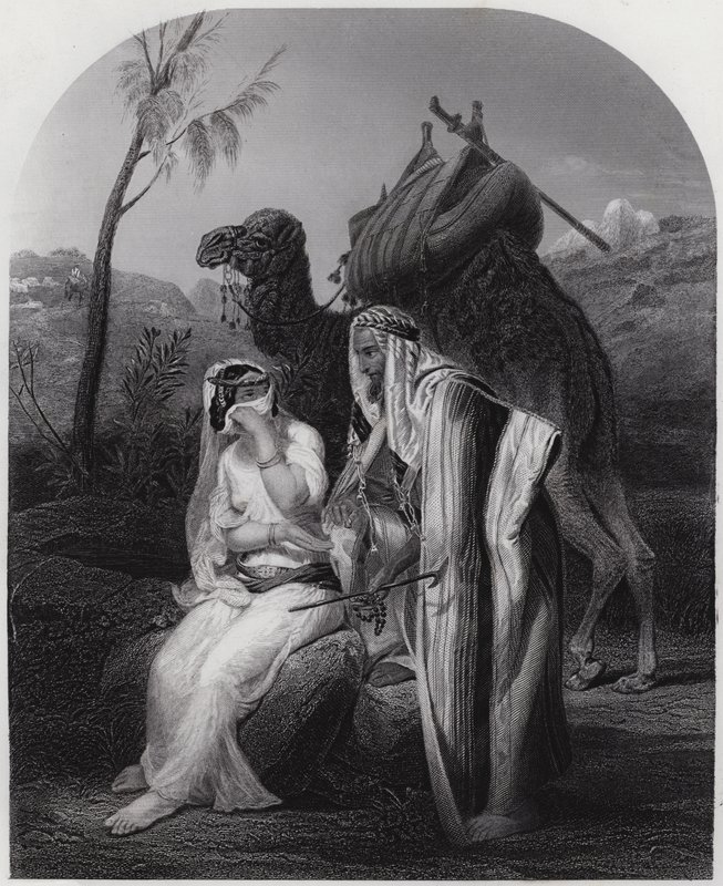 Rebekah receiving Isaac