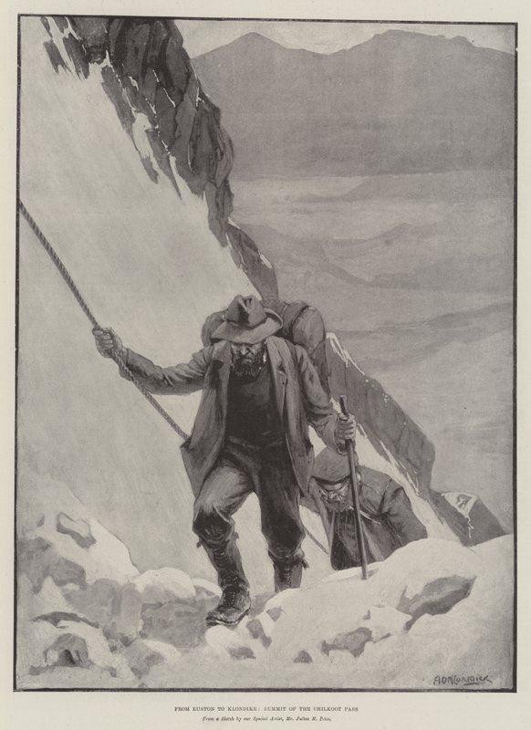 From Euston to Klondike, Summit of the Chilkoot Pass by Arthur David McCormick