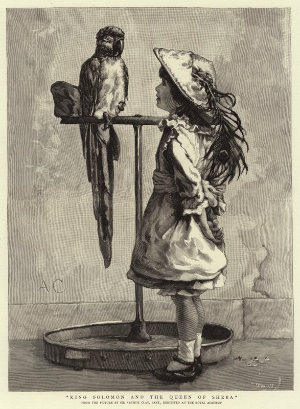 King Solomon and the Queen of Sheba by Arthur Temple Felix Clay
