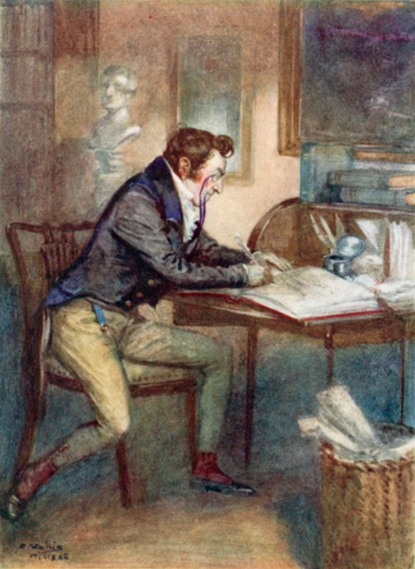 Illustration for Persuasion by Arthur Wallis Mills
