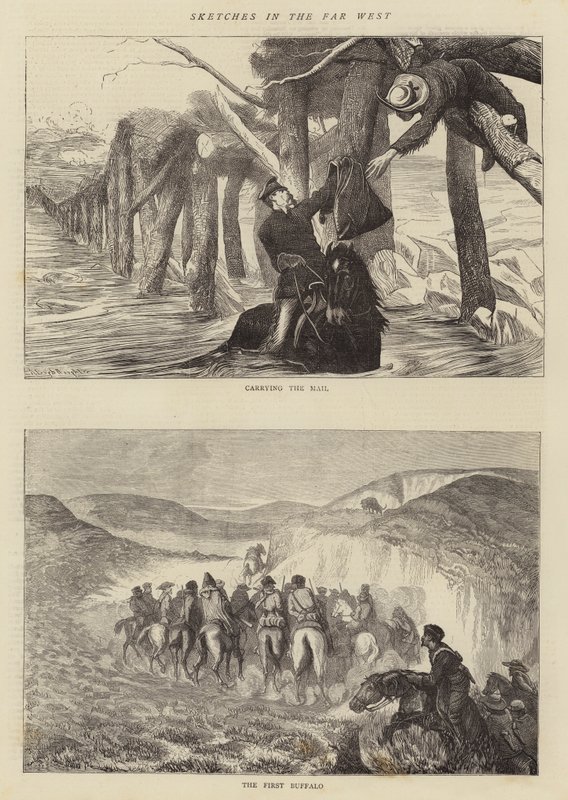 Sketches in the Far West by Arthur Boyd Houghton