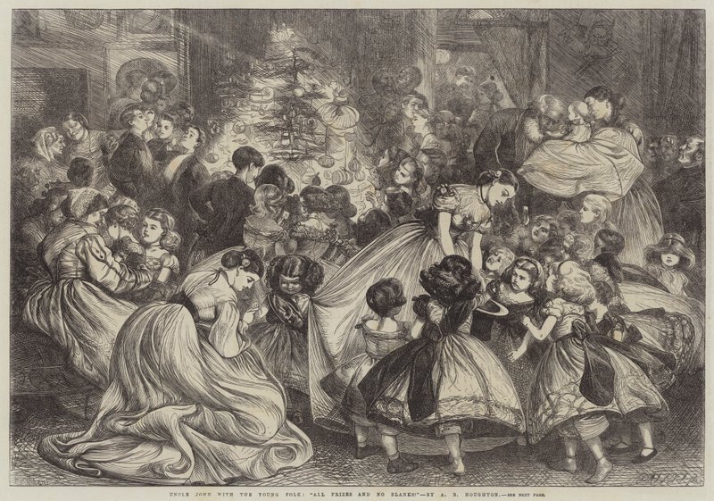 Uncle John with the Young Folk, All Prizes and no Blanks! by Arthur Boyd Houghton