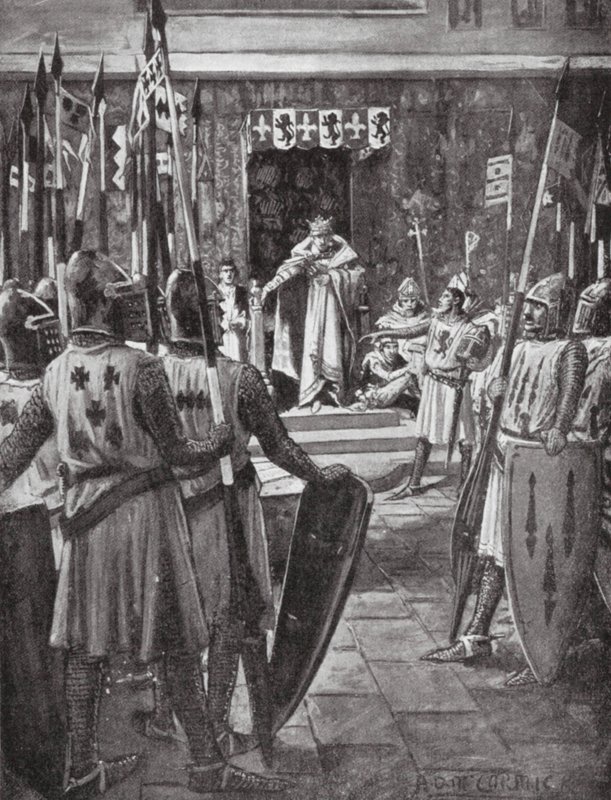 Henry III and the Barons by Arthur David (after) McCormick