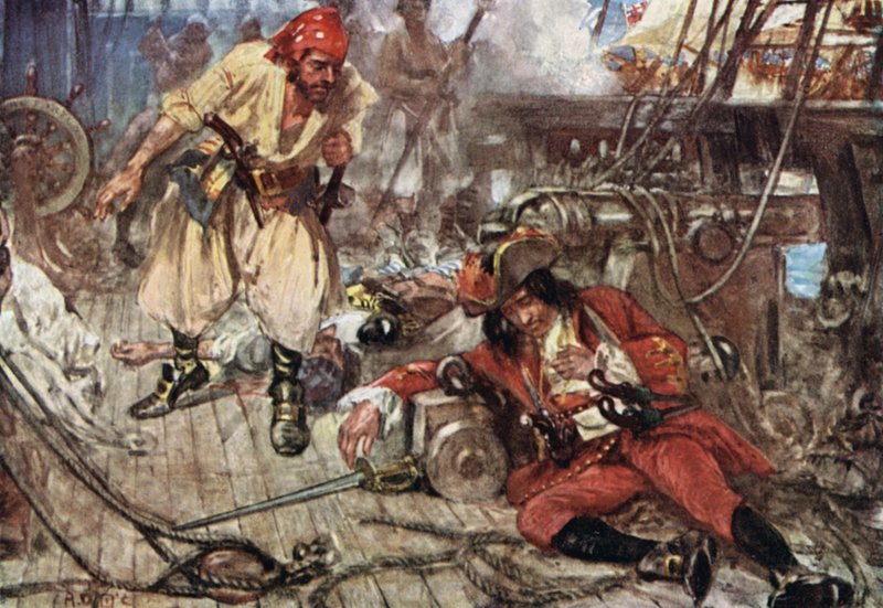 One Stephenson swore at him, and bade him stand up and fight like a man by Arthur David McCormick