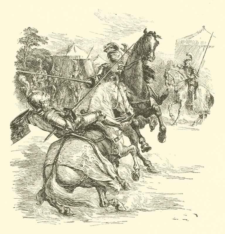 The Legend Of Britomart, The Tournament by Arthur George Walker