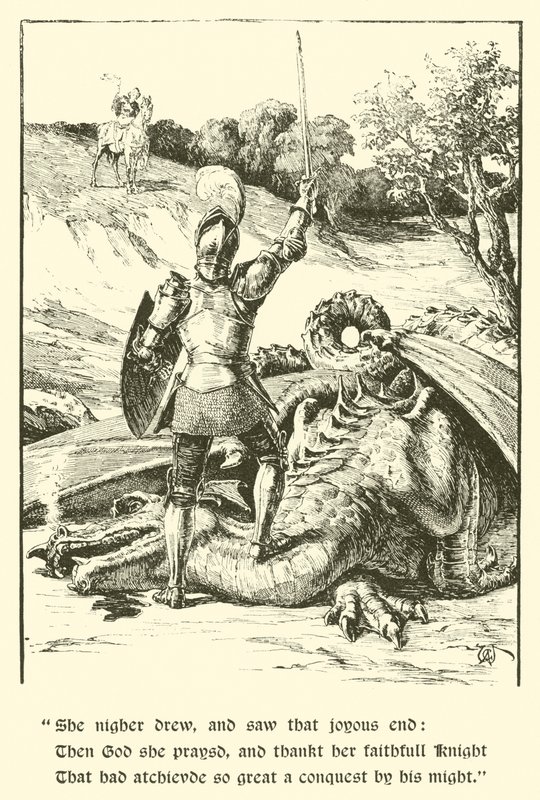 The Red Cross Knight, The Last Fight by Arthur George Walker