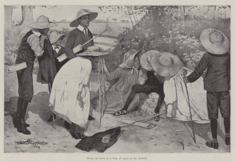 The Canterbury Pilgrims, by E Nesbit by Arthur Herbert Buckland