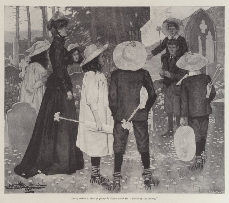 The Canterbury Pilgrims, by E Nesbit by Arthur Herbert Buckland