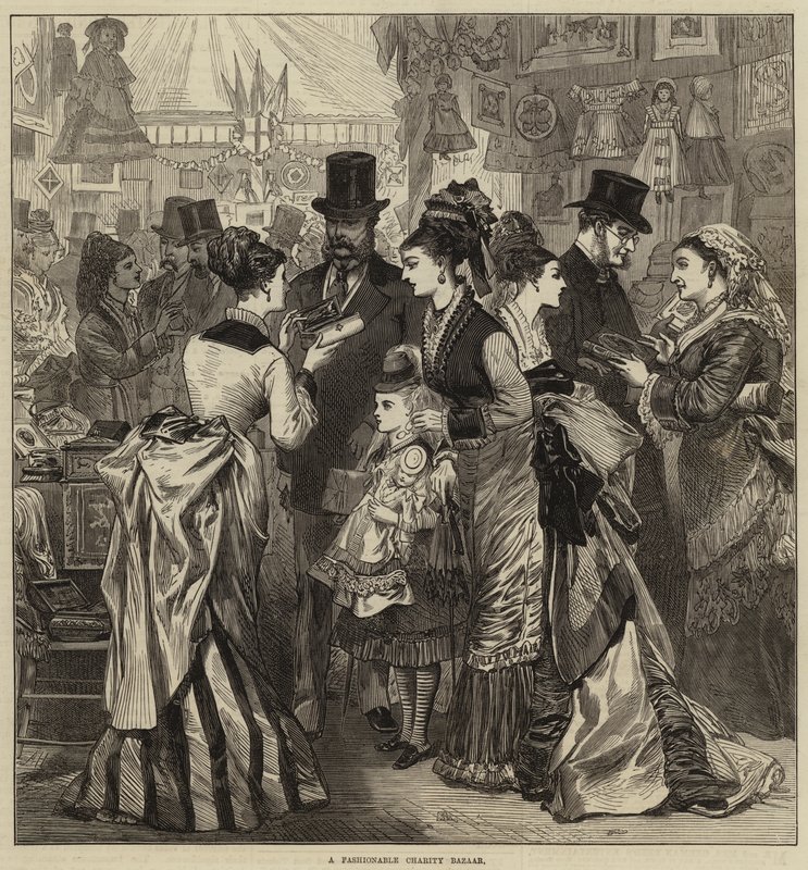 A Fashionable Charity Bazaar by Arthur Hopkins