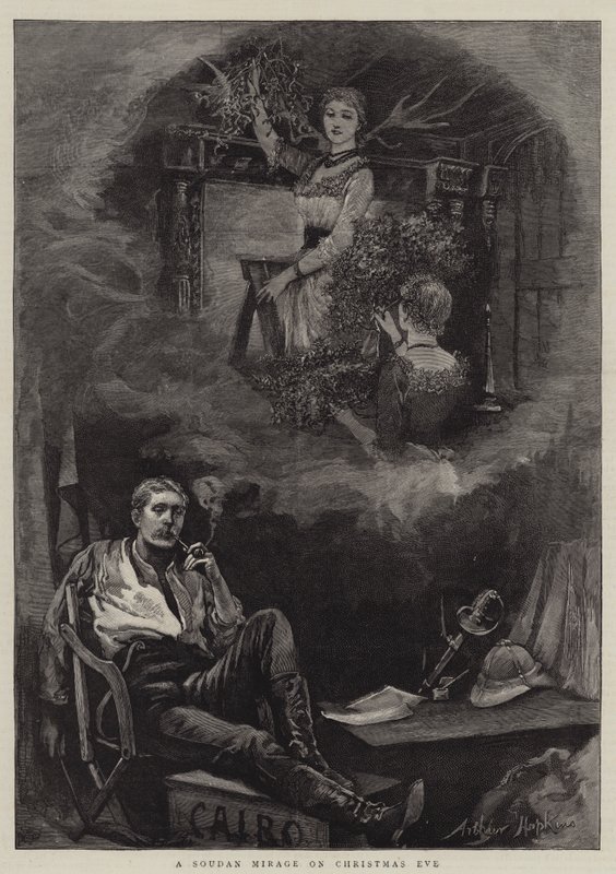 A Soudan Mirage on Christmas Eve by Arthur Hopkins