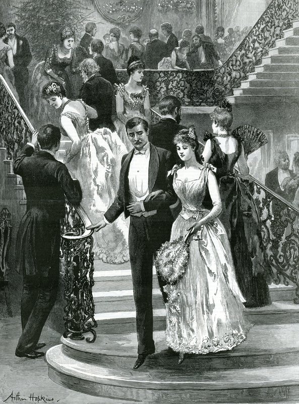 Going down to supper. My first ball by Arthur Hopkins