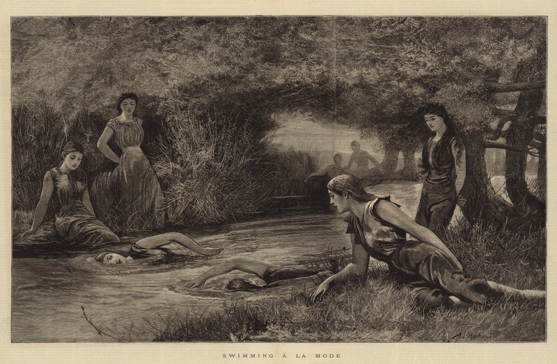 Swimming A La Mode by Arthur Hopkins
