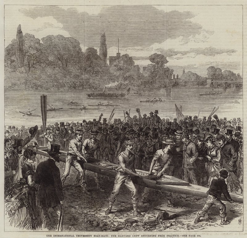 The International University Boat-Race, the Harvard Crew Returning from Practice by Arthur Hopkins