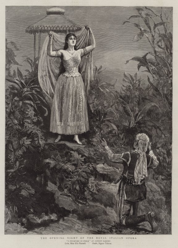 The Opening Night of the Royal Italian Opera by Arthur Hopkins