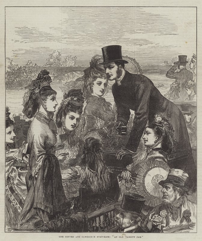 The Oxford and Cambridge Boat-Race, An Old Varsity Oar by Arthur Hopkins