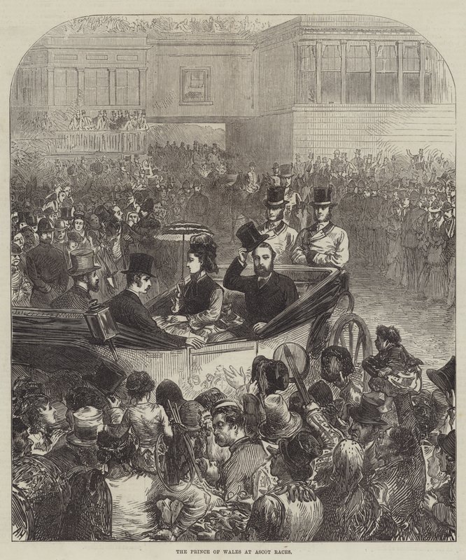The Prince of Wales at Ascot Races by Arthur Hopkins
