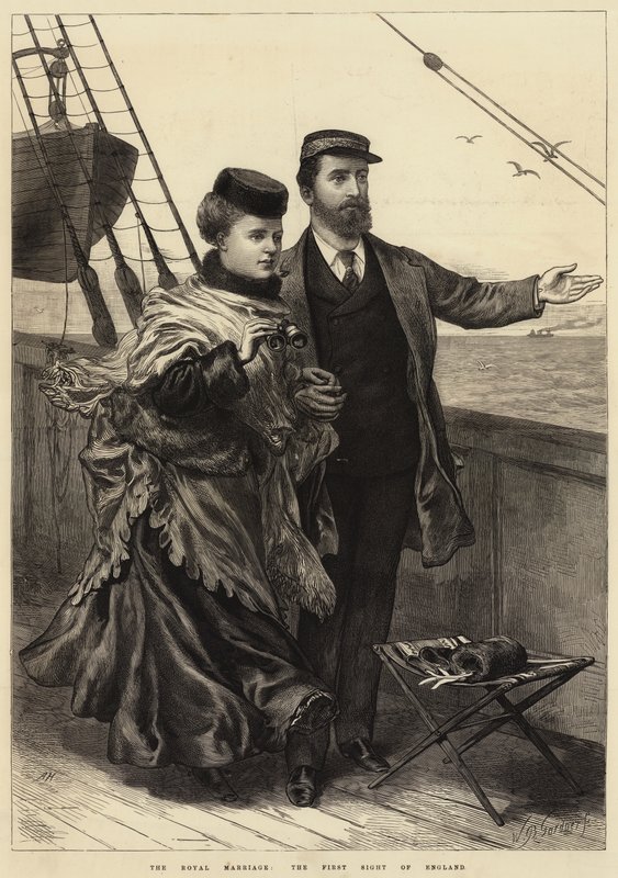 The Royal Marriage, the First Sight of England by Arthur Hopkins