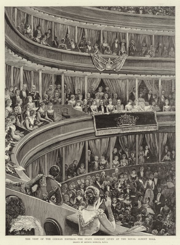 The visit of the German Emperor, the State Concert given at the Royal Albert Hall by Arthur Hopkins