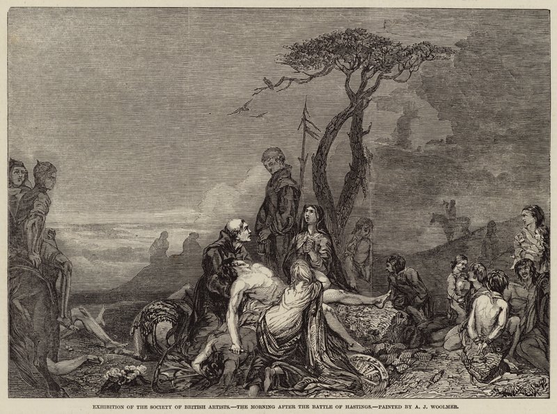 The Morning After the Battle of Hastings by Arthur Joseph Woolmer