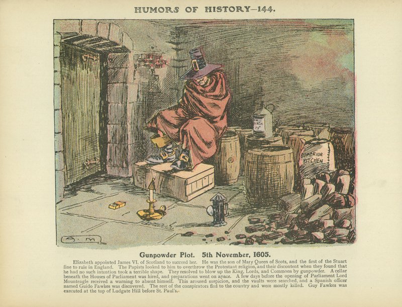 Gunpowder Plot, 5th November by Arthur Moreland