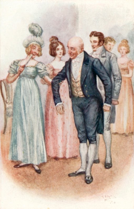 Illustration for Emma by Jane Austen by Arthur Wallis Mills