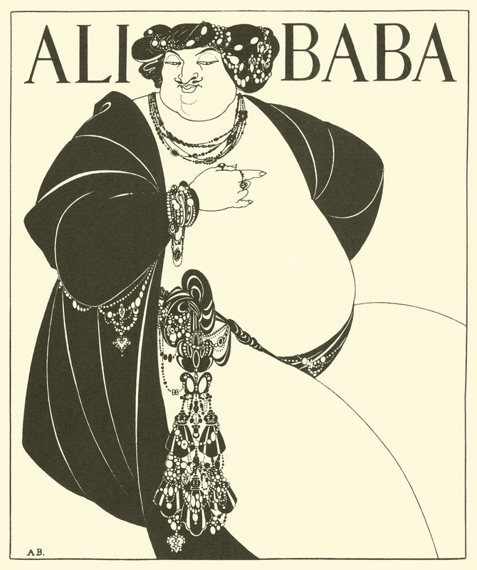 Ali Baba by Aubrey (after) Beardsley