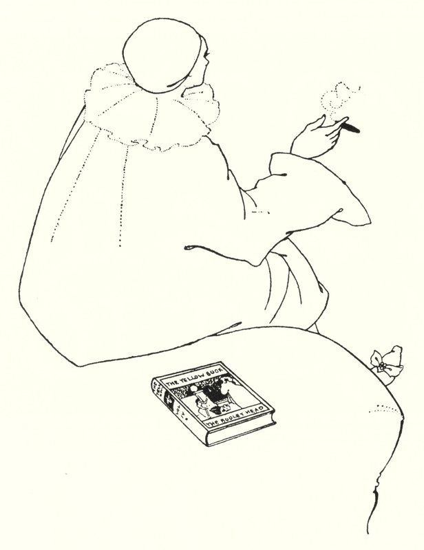 Design for an Invitation Card by Aubrey Beardsley