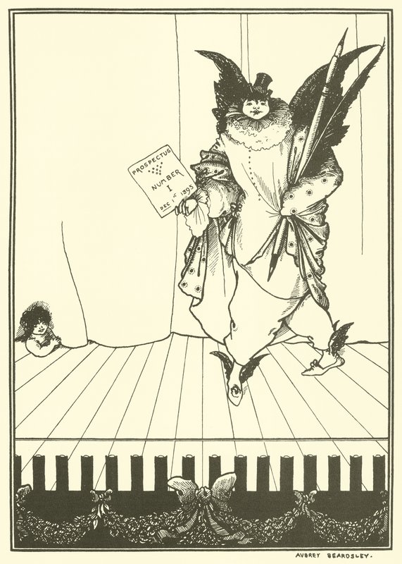 Design for the Prospectus of The Savoy by Aubrey Beardsley