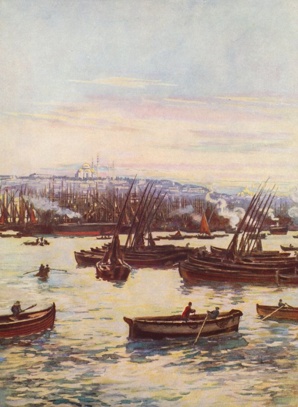 The Golden Horn, Turkey by Auguste Gerardin