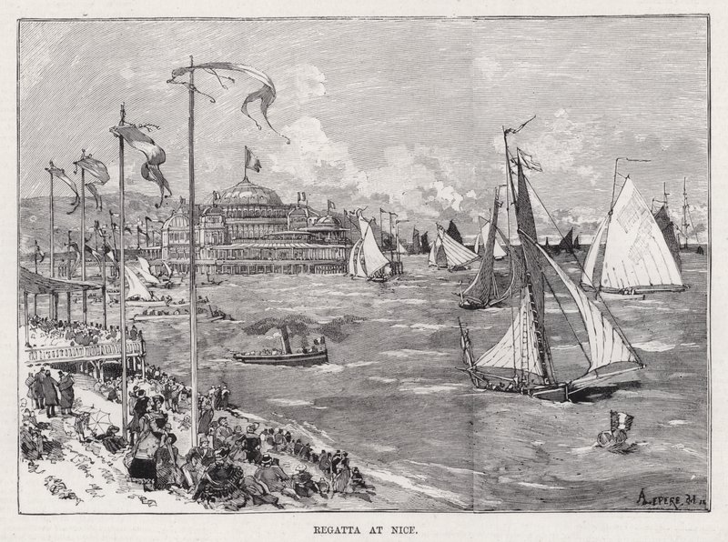 Regatta at Nice by Auguste Lepere
