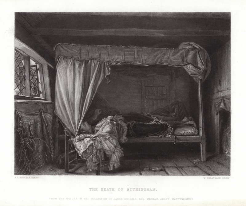 The Death of Buckingham by Augustus Leopold Egg