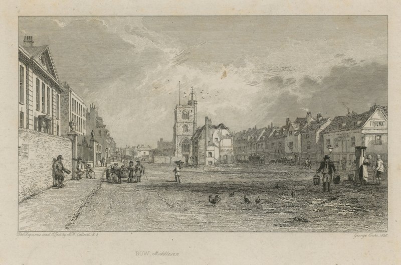 General View of Bow by Augustus Wall Callcott
