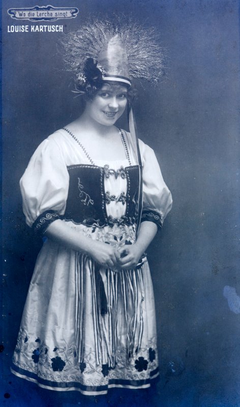 Louise Kartousch, Austrian opera singer by Austrian Photographer