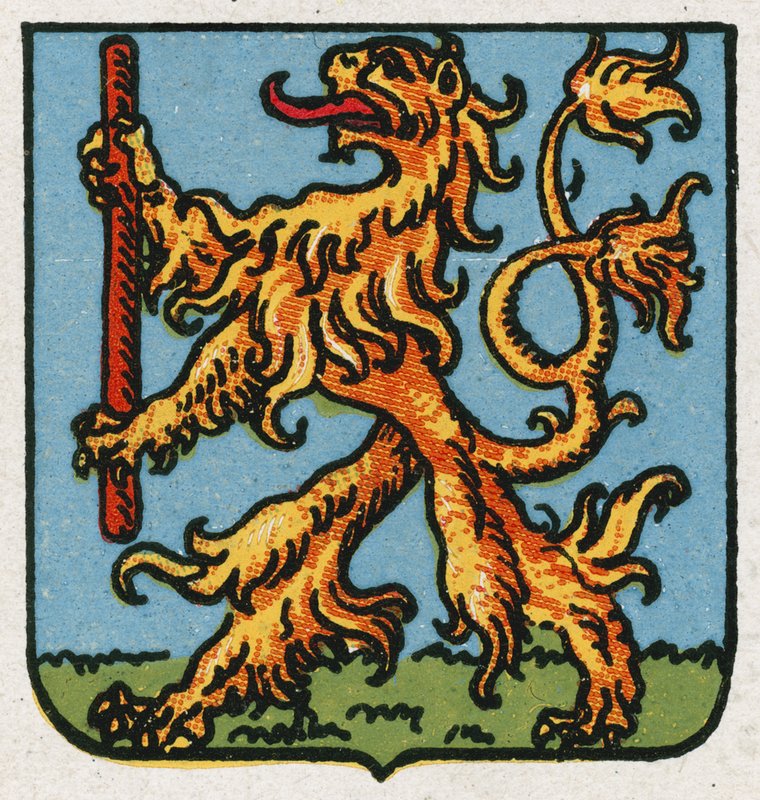 Coat of arms of Hatvan, Hungary by Austrian School