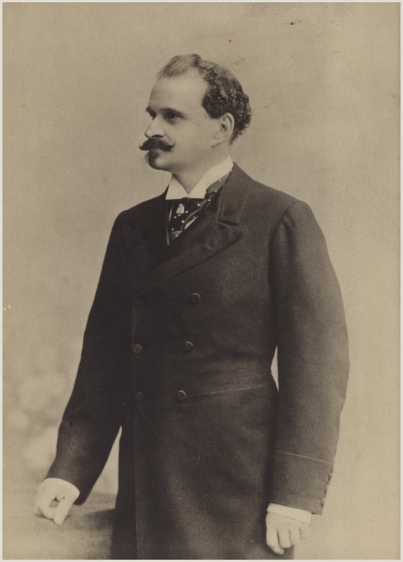 Portrait of Eduard Strauss by Austrian School
