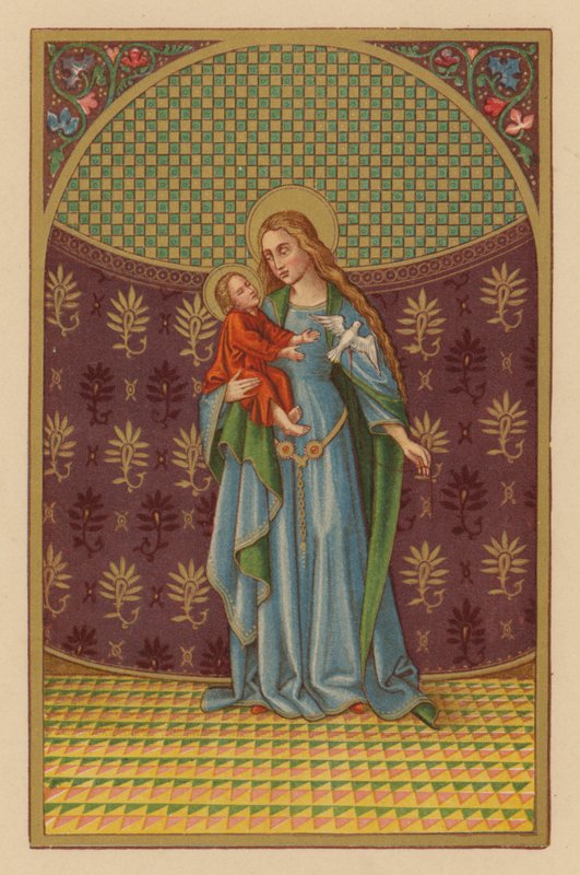 Saint Mary, Mother of God by Austrian School