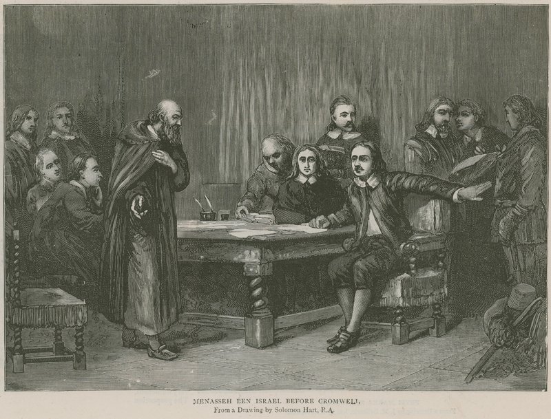 Menasseh Ben Israel before Cromwell by Axel Törneman