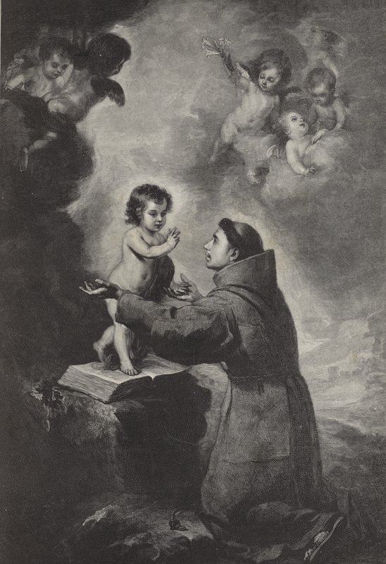 The Vision of St Anthony of Padua by Bartolomé Esteban Murillo