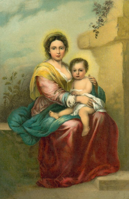 The Virgin and Child by Bartolome Esteban (after) Murillo